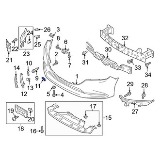Mazda OE - Front Left Jack Plug Cover