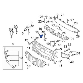 Mazda OE - Right Grille Bracket