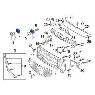Mazda OE - Grille Emblem Bracket