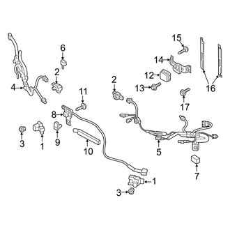 Mazda OE - Front Bumper & Grille - Electrical Components