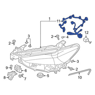 Mazda OE - Front Headlight Wiring Harness