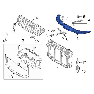 Mazda OE - Front Radiator Support Tie Bar