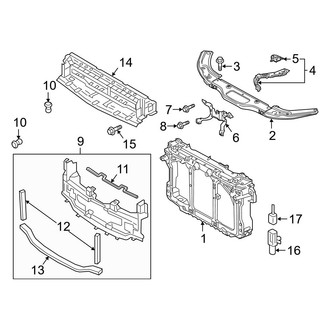 Mazda OE - Radiator Support