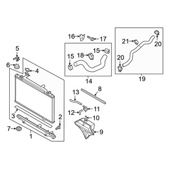 Mazda OE - Cooling - Radiator & Components
