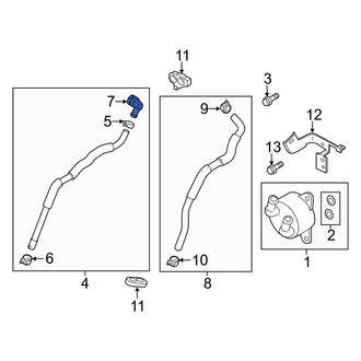Mazda OE - Radiator Coolant Hose Adapter