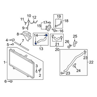 Mazda OE - Upper Radiator Hose Clamp