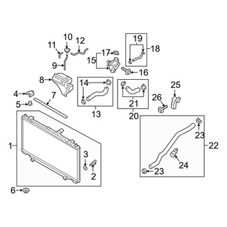 Mazda OE - Cooling - Radiator & Components