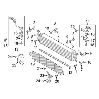 Mazda OE - Cooling - Intercooler (Cooler & Brackets)
