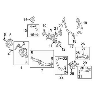 Mazda OE - Cooling - Water Pump