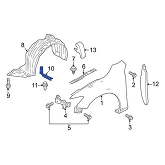 Mazda OE - Front Right Fender Liner Extension