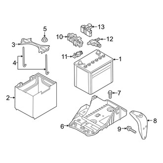 Mazda OE - Electrical - Battery