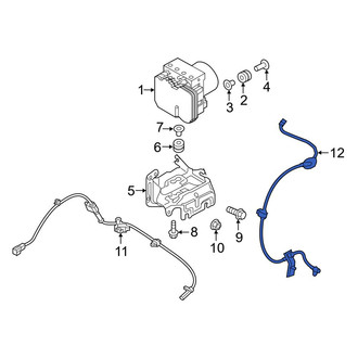 Mazda OE - Rear Left ABS Wheel Speed Sensor