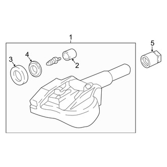 Mazda OE - Electrical - Tire Pressure Monitor Components (Grand Touring / Grand Touring Reserve / Signature / Sport / Touring)