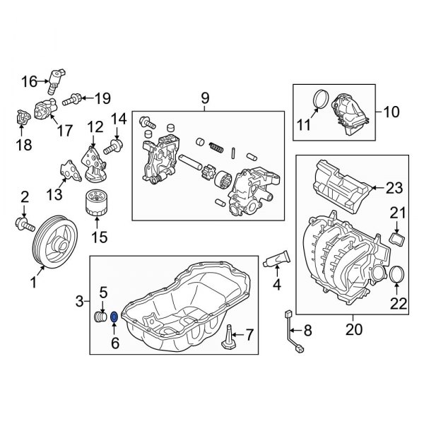 Engine Oil Drain Plug Gasket