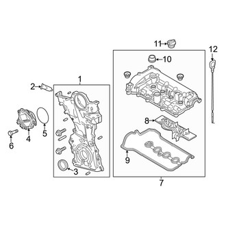 Mazda OE - Engine / Transaxle - Valve & Timing Covers