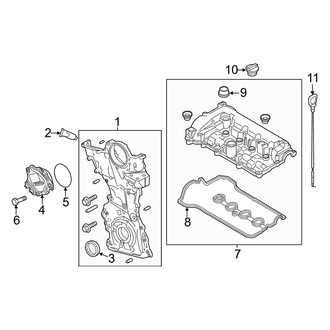 Mazda OE - Engine / Transaxle - Valve & Timing Covers