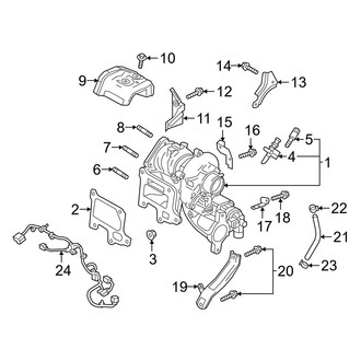 Mazda OE - Engine / Transaxle - Turbocharger & Components (Turbocharger & Brackets)