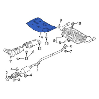 Mazda OE - Rear Floor Pan Heat Shield