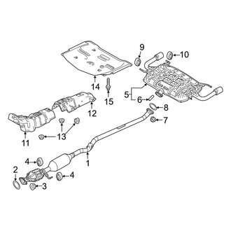 Mazda OE - Exhaust System - Exhaust Components