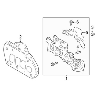 Mazda OE - Exhaust System - Manifold