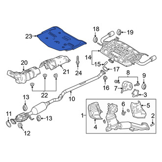 Mazda OE - Rear Floor Pan Heat Shield