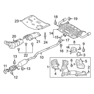Mazda OE - Exhaust System - Exhaust Components