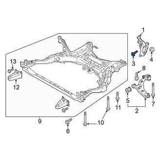 Mazda OE - Rear Suspension Control Arm Bolt
