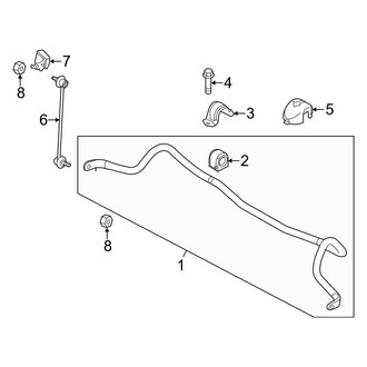 Mazda OE - Front Suspension - Stabilizer Bar & Components