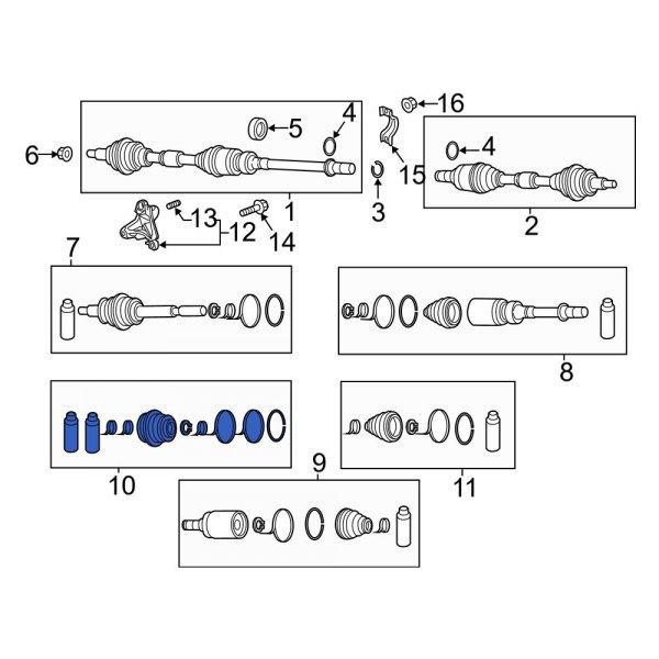 CV Joint Boot Kit