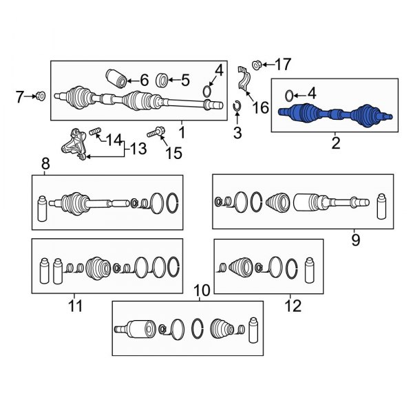 CV Axle Assembly