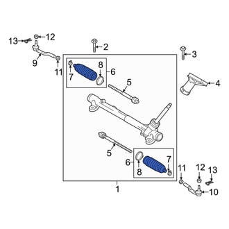 Mazda OE - Rack and Pinion Bellows