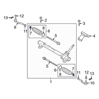Mazda OE - Outer Rack and Pinion Bellows Clamp