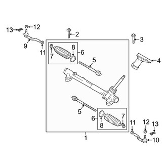 Mazda OE - Steering Gear & Linkage