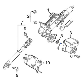 Mazda OE - Steering Column Control Module Insulator