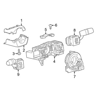 Mazda OE - Steering Column - Shroud, Switches & Levers
