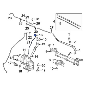 Mazda OE - Front Washer Fluid Reservoir Cap