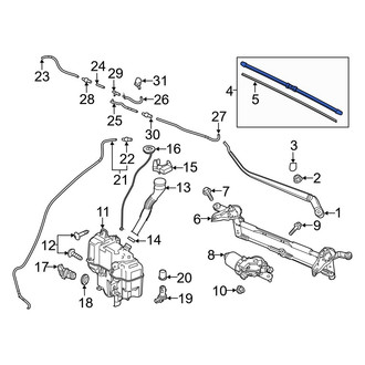 Mazda OE - Left Wiper Blade