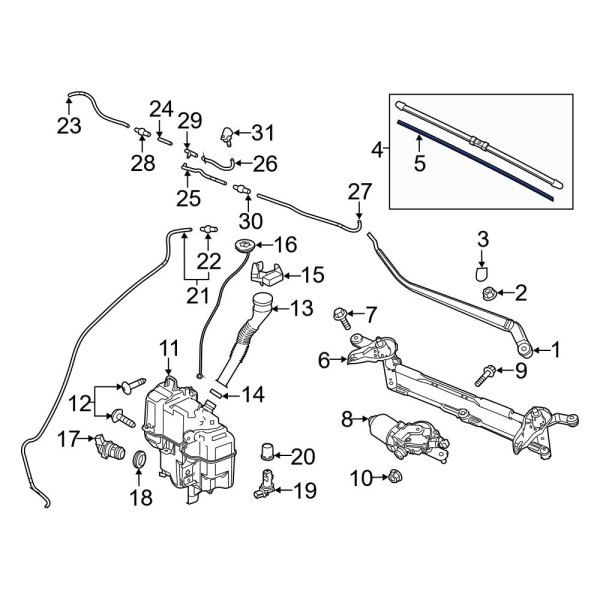 Windshield Wiper Blade Refill