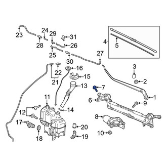 Mazda OE - Wiper Linkage Bolt