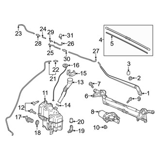 Mazda OE - Windshield - Wiper & Washer Components