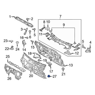 Mazda OE - Floor Pan Splash Shield Nut