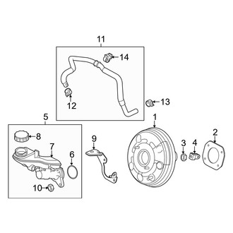 Mazda OE - Cowl - Components on Dash Panel