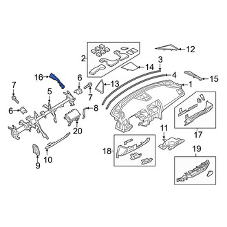 Mazda OE - Left Instrument Panel Trim Panel