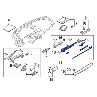 Mazda OE - Center Instrument Panel Trim Panel