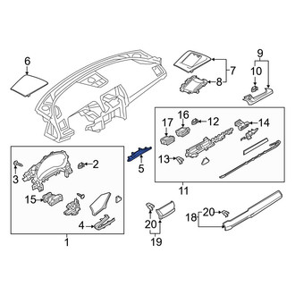 Mazda OE - Instrument Panel Trim Panel