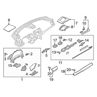 Mazda OE - Instrument Panel Components