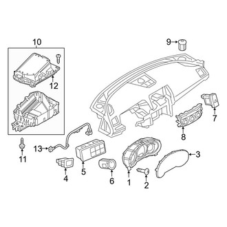 Mazda OE - Instrument Panel - Cluster & Switches