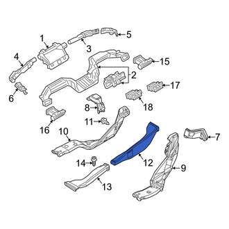 Mazda OE - Center Instrument Panel Air Duct