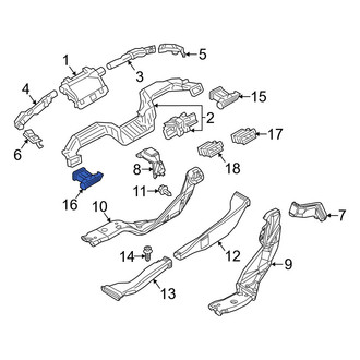 Mazda OE - Left Outer Dashboard Air Vent