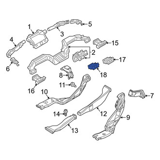 Mazda OE - Left Inner Dashboard Air Vent